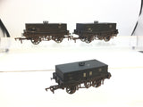 Dapol 4F-032-004 OO Gauge BR Rectangular Tank Wagon Weathered x3 RENUMBERED