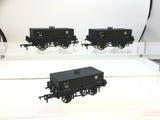 Dapol 4F-032-011 OO Gauge BR Rectangular Tank Wagon x3 RENUMBERED