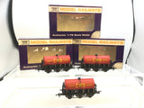 Dapol B866 OO Gauge 6 Wheel Milk Tanker CWS Milk Service x3 (RENUMBERED