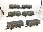 Dapol B861 OO Gauge 20t Steel Mineral Wagon Emlyn x6 (RENUMBERED)
