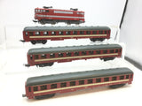 Lima HO Gauge SNCF BB9291 Electric Loco and Three Coaches