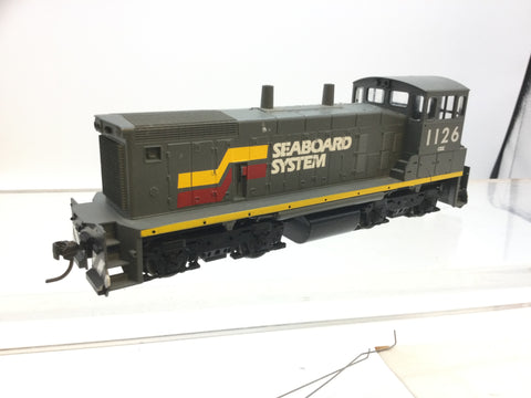 Athearn 3905 HO Gauge EMD SW1500 Diesel Loco Seaboard System 1126