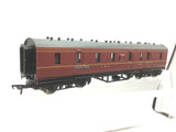 Bachmann 34-327D OO Gauge LMS 50' Parcels Van Maroon 31200