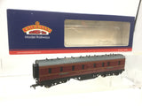 Bachmann 34-327D OO Gauge LMS 50' Parcels Van Maroon 31200