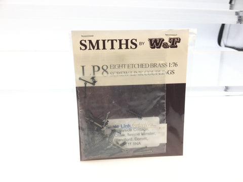 Smiths LP8 OO Gauge Screw Link Couplings Kit Brass/Steel (8)