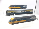 Hornby R332 OO Gauge Intercity HST 125 Blue/Yellow 3 Car Set ZERO 1 (L2)