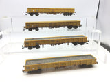 Dapol OO Gauge Network Rail JNA Ballast Wagon x4 (Weathered)
