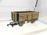 Hornby R1126 OO Gauge 7 Plank Wagon Breedon & Cloud Hill