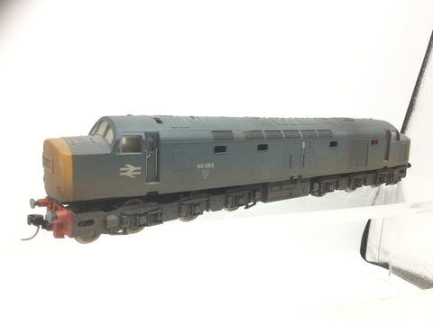 Lima 205217 OO Gauge BR Blue Class 40 No 40063 Weathered
