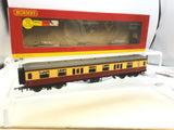 Hornby R4493A OO Gauge BR Red/Cream Hawksworth 1st Class Coach W8063W (L1)