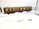 Hornby R4407B OO Gauge BR Red/Cream Hawksworth Composite Coach W7803W