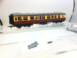 Hornby R4408A OO Gauge BR Red/Cream Hawksworth Composite Brake Coach W7373W
