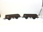 Bachmann 37-932 OO Gauge LMS 3 Plank Wagon x2
