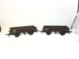 Bachmann 37-932 OO Gauge LMS 3 Plank Wagon x2