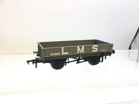 Bachmann 37-933 OO Gauge LMS 3 Plank Wagon 471405