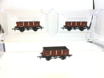 Bachmann 37-879 OO Gauge BR Bauxite Shock Absorbing Open Wagon x3 (RENUMBERED)
