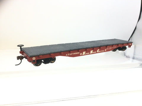 Bachmann 17302 HO Gauge Flat Car Santa Fe 90850