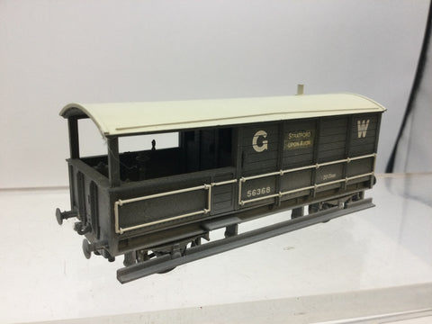 Bachmann 33-301Z OO Gauge GWR Grey Toad Brake Van 56368 (Weathered)