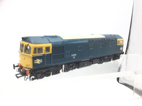 Heljan 34321 OO Gauge BR Blue Class 33 No 33059 DCC Fitted