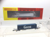 Hornby TT6033 TT:120 Gauge IFA Sffgmss Touax Flat Wagon 45T Geest Container