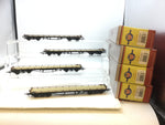 Oxford Rail 76CAR001B OO Gauge BR Carflat Wagon x4