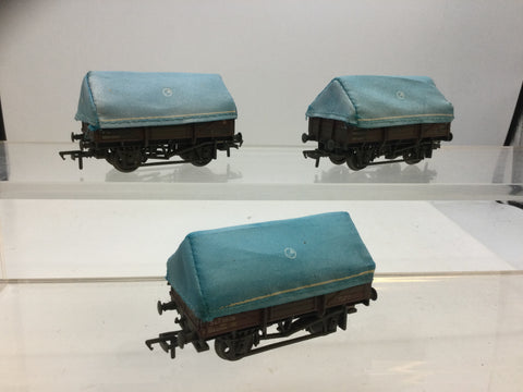 Bachmann 33-079Z OO Gauge Set of 3 Departmental China Clay Wagons