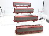 Revolution Trains IPA-461A OO Gauge IPA/TDT-452 Quad Car Carrier Wagons w Roofs/Screens