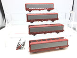 Revolution Trains IPA-461B OO Gauge IPA/TDT-452 Quad Car Carrier Wagons w Roofs/Screens (Copy)