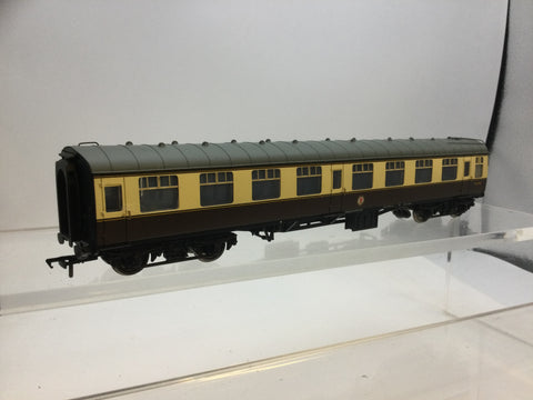 Bachmann 39-029B OO Gauge BR Choc/Crm Mk1 Corr 2nd Coach W24747