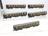 Hornby TT:120 Gauge Pullman Coach x5