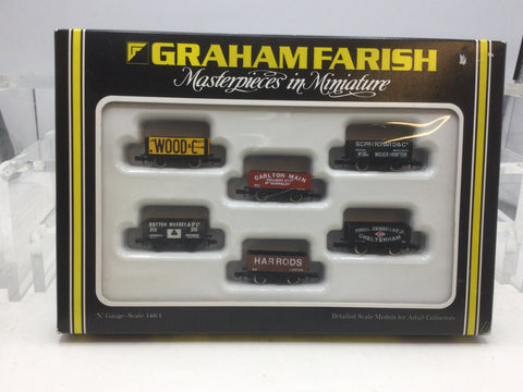 Graham Farish FA731111 N Gauge Set of 6 Private Owner Wagons (Lot 4)