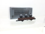 Marklin 82103 Z Gauge DB Kklm431 R10 Stake Wagon w/Oil Container Load IV