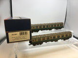 Bachmann 39-001 OO Gauge BR Blue/Grey Mk1 Test Train 2 Coach Pack