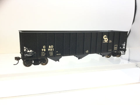 Bachmann 18723 HO Gauge 3 Bay Open Hopper Wagon Bethlehem Steel C&O 78951