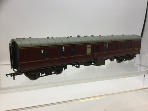 Bachmann 39-176E OO Gauge BR Maroon Full Brake Coach W80725 Weathered