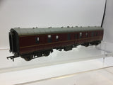 Bachmann 39-176E OO Gauge BR Maroon Full Brake Coach W80725 Weathered