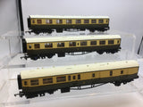 Hornby OO Gauge GWR Centenary Coaches x3 (FADED)