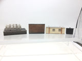 Job Lot of Graham Farish Scenecraft N Gauge Cattle Dock/Cabin/Huts