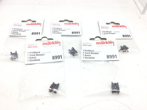 Marklin 8991 Z Gauge Buffer Stops x5