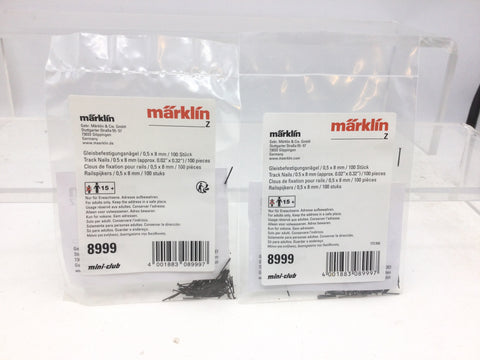 Marklin 8999 Z Gauge Track Pins (2 Packets)