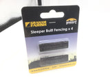 Graham Farish 42-595 N Gauge Scenecraft Sleeper Built Fencing (4 pcs)