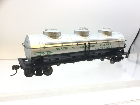 Bachmann 17141 HO Gauge 3 Dome Tank Car Northern California Wineries SHPX6302