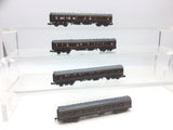 Minitrix N Gauge BR Maroon Mk1 Coaches x4