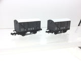 Minitrix N503 N Gauge BR Grey Shock Van B852193 x2