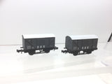 Minitrix N503 N Gauge BR Grey Shock Van B852193 x2