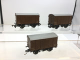 Dapol B145 OO Gauge BR 12t Mogo Van W105682 x3