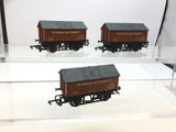 Hornby R211 OO Gauge Lime Wagon Minera Lime Co x3 (Unboxed)