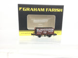 Graham Farish 377-2012K N Gauge 7 Plank Wagon Gloucester