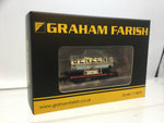 Graham Farish 378-000A N Gauge 14T Anchor-Mounted Tank Wagon 'Benzene' Silver