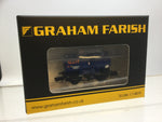 Graham Farish 378-001 N Gauge 14T Anchor-Mounted Tank Wagon 'Gulf' Blue